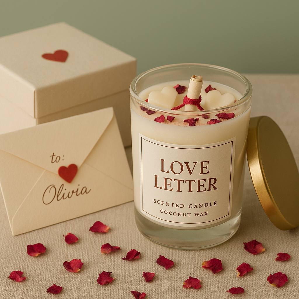 Love Letter” Candle – A Candle That Speaks from the Heart
