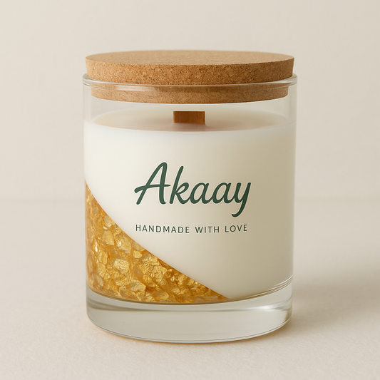 Personalized Mother’s Day Special Candle – 7 oz White & Gold Jar