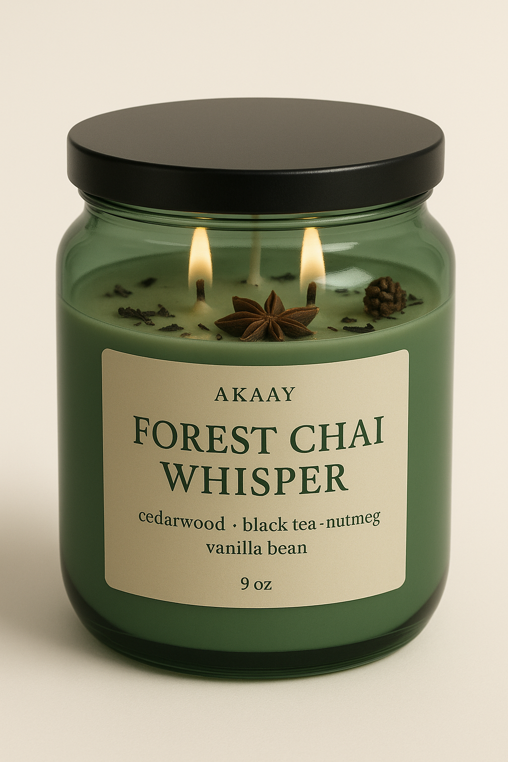 Personalized Forest Chai Whisper Candle