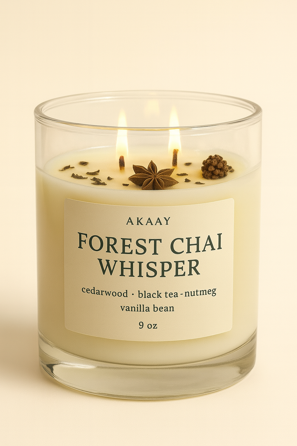 Personalized Forest Chai Whisper Candle